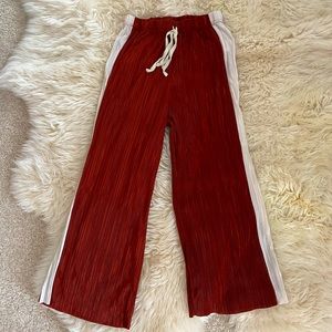 Silence + Noise “Sasha” Accordion Pleated Culottes